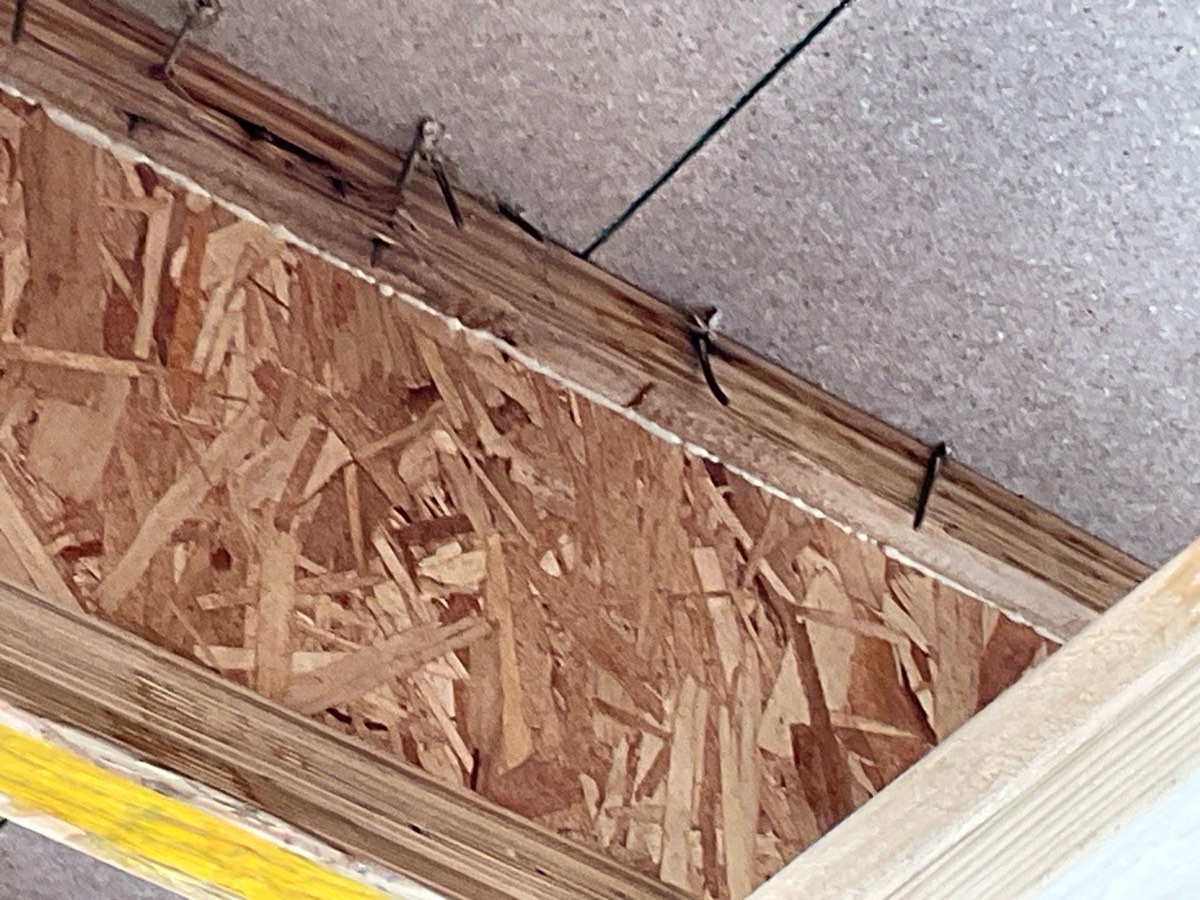 Nails sticking out, recorded during a frame inspection in Craigieburn